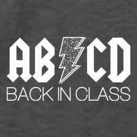 Funny Rocker ABCD Back In Class Back To School Vector Backpack