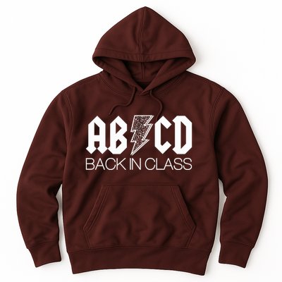 Funny Rocker ABCD Back In Class Back To School Hoodie