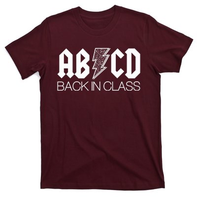 Funny Rocker ABCD Back In Class Back To School T-Shirt