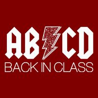 Funny Rocker ABCD Back In Class Back To School Youth Performance Sprint T-Shirt
