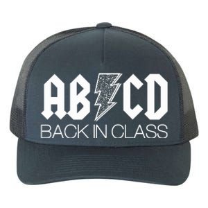 Funny Rocker ABCD Back In Class Back To School Yupoong Adult 5-Panel Trucker Hat