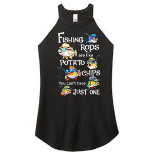 Fishing Rods Are Like Potato Chips You CanT Have Just One Women's Perfect Tri Rocker Tank