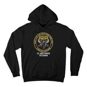 Funny Retired Army Ranger Veteran USA Military Vet Hoodie