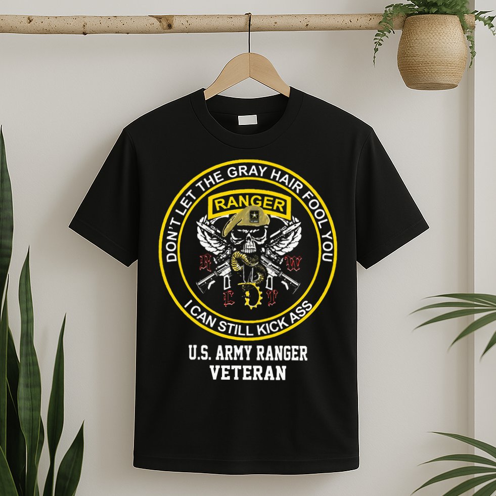 Funny Retired Army Ranger Veteran USA Military Vet T-Shirt