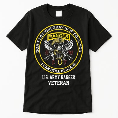 Funny Retired Army Ranger Veteran USA Military Vet Tall T-Shirt