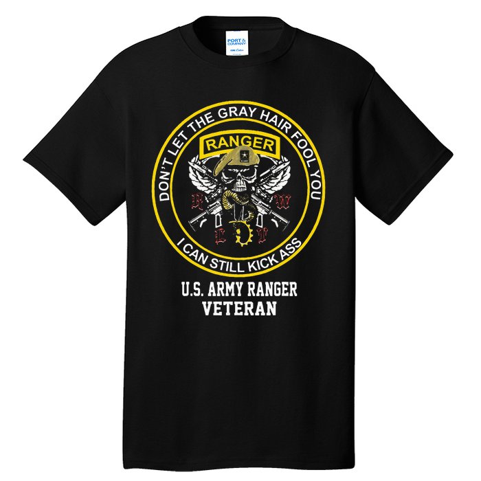 Funny Retired Army Ranger Veteran USA Military Vet Tall T-Shirt