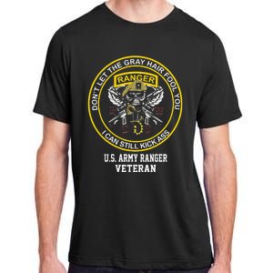 Funny Retired Army Ranger Veteran USA Military Vet Adult ChromaSoft Performance T-Shirt