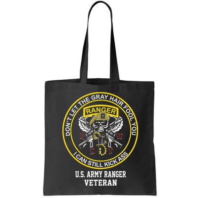 Funny Retired Army Ranger Veteran USA Military Vet Bag