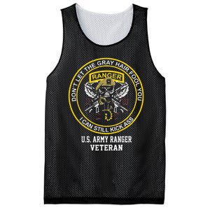 Funny Retired Army Ranger Veteran USA Military Vet Mesh Reversible Basketball Jersey Tank