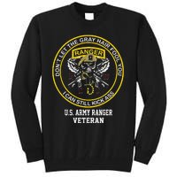 Funny Retired Army Ranger Veteran USA Military Vet Tall Sweatshirt