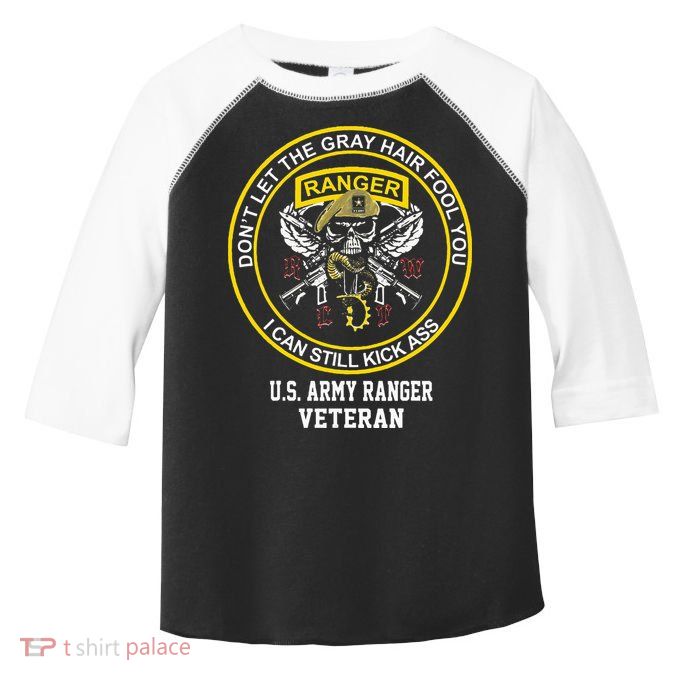 Funny Retired Army Ranger Veteran USA Military Vet Toddler Fine Jersey T-Shirt