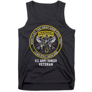 Funny Retired Army Ranger Veteran USA Military Vet Tank Top