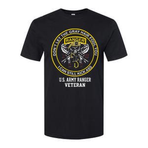 Funny Retired Army Ranger Veteran USA Military Vet Softstyle CVC T-Shirt