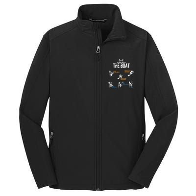 Funny Rowing And Boating Gift Core Soft Shell Jacket