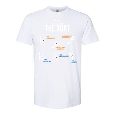 Funny Rowing And Boating Gift Softstyle CVC T-Shirt