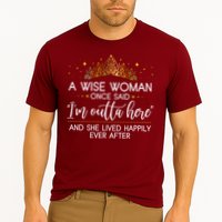 Funny Retirement A Wise Woman Once Said I'm Outta Here Cooling Performance Crew T-Shirt