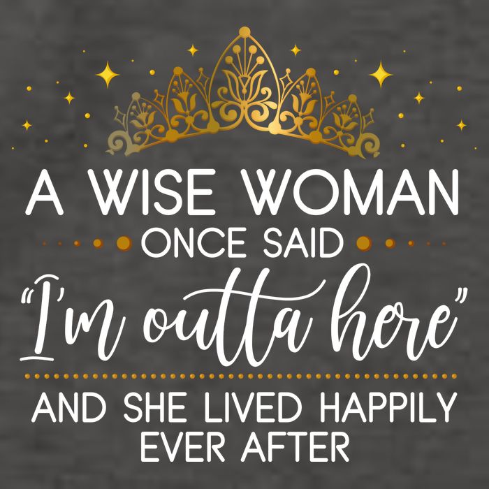 Funny Retirement A Wise Woman Once Said I'm Outta Here Vector Backpack