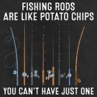 Fishing Rods Are Like Potatos Chips Adult Drive Performance Visor