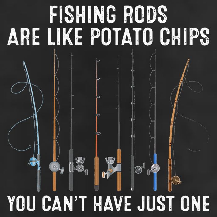 Fishing Rods Are Like Potatos Chips Adult Drive Performance Visor