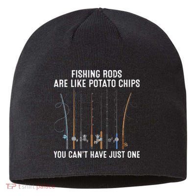Fishing Rods Are Like Potatos Chips Sustainable Beanie
