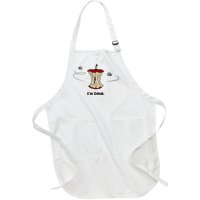 Funny Rotten Apple Sarcastic Retired Teacher Retirement Gift Full-Length Apron With Pockets