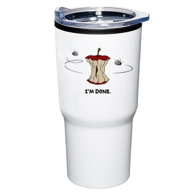 Funny Rotten Apple Sarcastic Retired Teacher Retirement Gift Tumbler