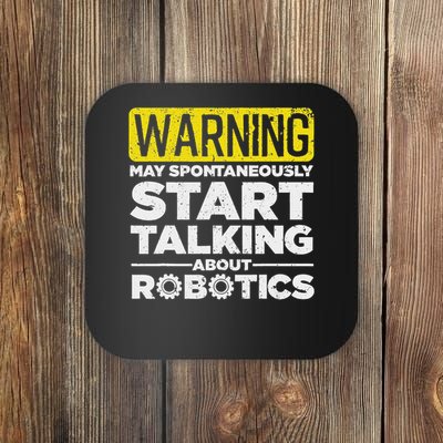 Funny Robotics Art For Men Women Robotics Engineer Robots Coaster