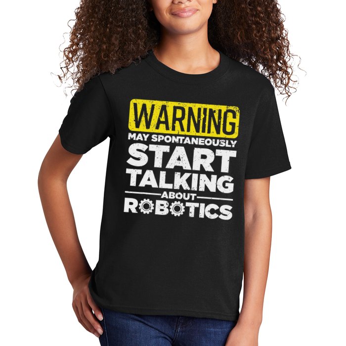 Funny Robotics Art For Men Women Robotics Engineer Robots Kids T-Shirt