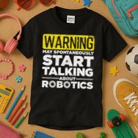 Funny Robotics Art For Men Women Robotics Engineer Robots Kids T-Shirt