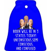 Funny Republican Anti Joe Biden Quote Anti Joe Biden Gift Ceramic Bell Ornament