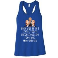 Funny Republican Anti Joe Biden Quote Anti Joe Biden Gift Women's Racerback Tank