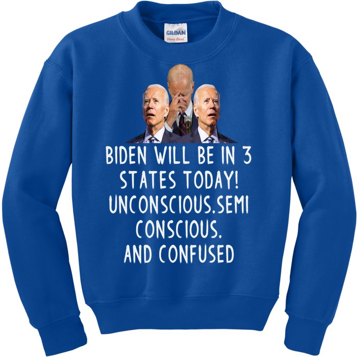 Funny Republican Anti Joe Biden Quote Anti Joe Biden Gift Kids Sweatshirt