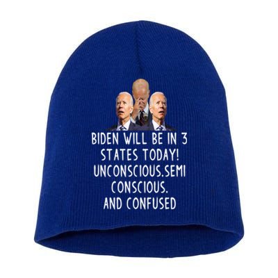 Funny Republican Anti Joe Biden Quote Anti Joe Biden Gift Short Acrylic Beanie