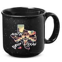 Formula Racing Austin Texas Open Wheel Car Circuit Usa Flag 15oz Campfire Ceramic Mug