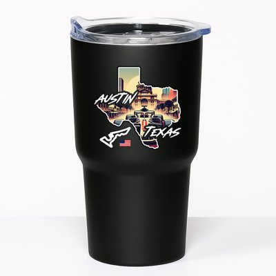 Formula Racing Austin Texas Open Wheel Car Circuit Usa Flag Tumbler