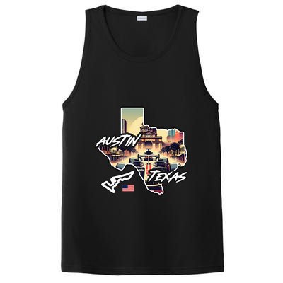 Formula Racing Austin Texas Open Wheel Car Circuit Usa Flag PosiCharge Competitor Tank