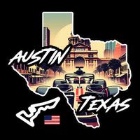 Formula Racing Austin Texas Open Wheel Car Circuit Usa Flag Cropped Pullover Crew