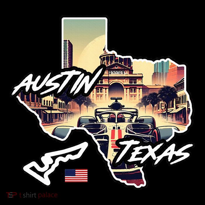 Formula Racing Austin Texas Open Wheel Car Circuit Usa Flag Wool Snapback Cap