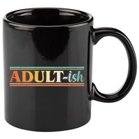 Funny Retro Adultish 11oz C Handle Ceramic Mug