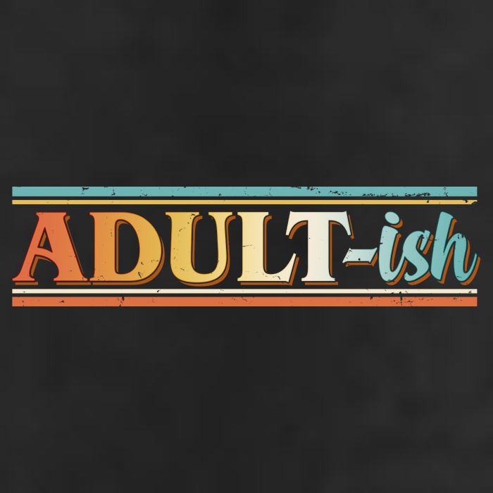 Funny Retro Adultish Beanie