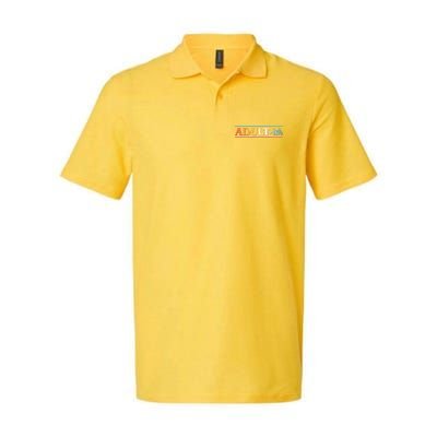 Funny Retro Adultish Polo