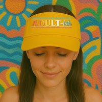 Funny Retro Adultish Visor