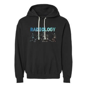 Funny Radiology Art For Rad Tech Radiologist Xray Garment-Dyed Fleece Hoodie