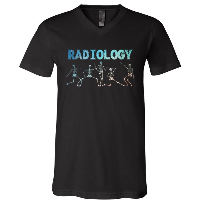 Funny Radiology Art For Rad Tech Radiologist Xray V-Neck T-Shirt