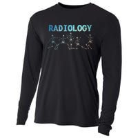 Funny Radiology Art For Rad Tech Radiologist Xray Cooling Performance Long Sleeve Crew