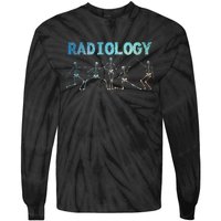 Funny Radiology Art For Rad Tech Radiologist Xray Tie-Dye Long Sleeve Shirt