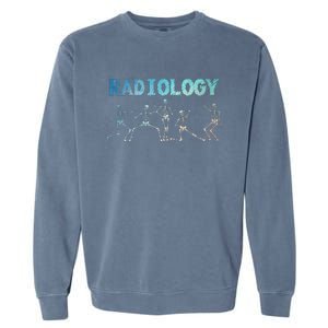 Funny Radiology Art For Rad Tech Radiologist Xray Garment-Dyed Sweatshirt