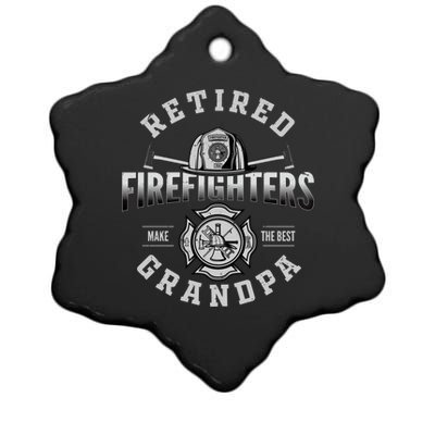 First Responder And Retiret Party Or Retired Firefighter Meaningful Gift Ceramic Star Ornament