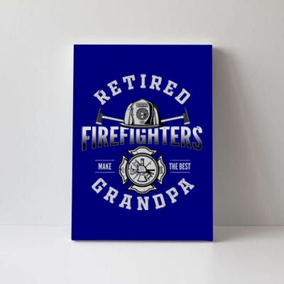 First Responder And Retiret Party Or Retired Firefighter Meaningful Gift Canvas