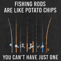 Fishing Rods Are Like Potato Chips You CanT Have Just One Adult Drive Performance Visor